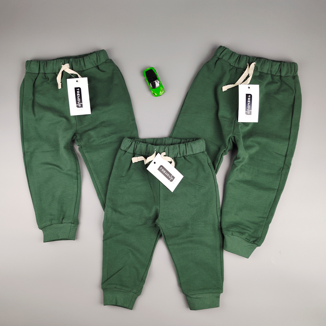 3338_1080_Dětské tepláky organic Basic zelene